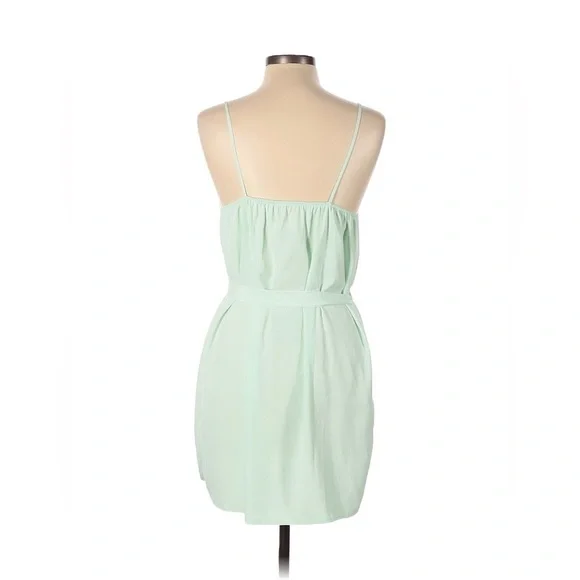 Assali Lavinia x REVOLVE Sleeveless Bow Mint Green V-Neck Mini Dress Large NWT - Picture 4 of 8